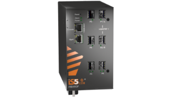 Giao thức HSR và RSTP khả năng kết hợp thông qua thiết bị  iS5Com’s iRBX6GF
